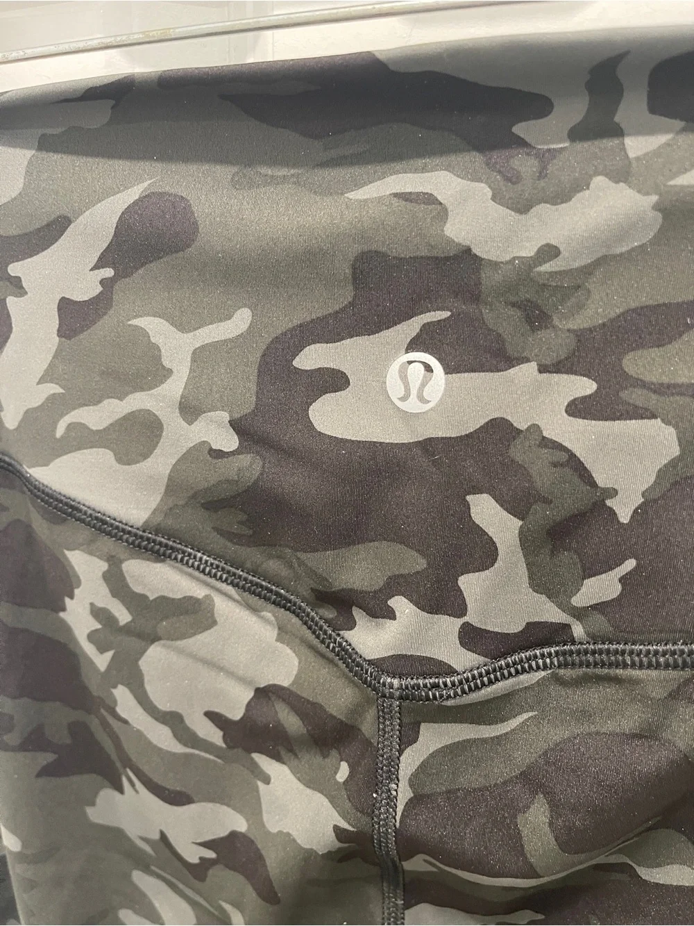 lululemon athletica Black & Gray Camo High-Rise Leggings